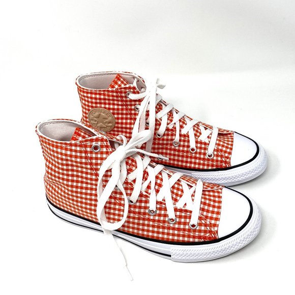 Converse CTAS High Top Sneaker Red White Canvas W - Picture 4 of 11